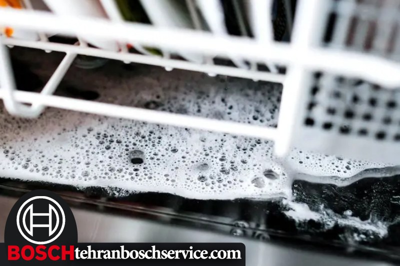 علت های رایج عدم تخلیه آب ماشین ظرفشویی بوش 